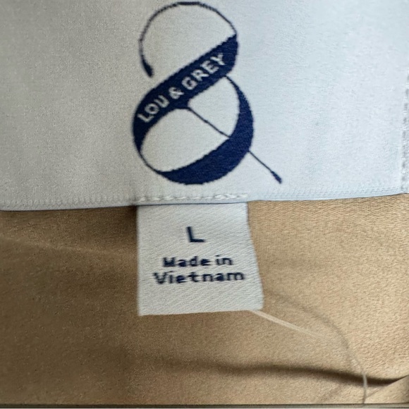 Lou & Grey oversized‎ Heavyweight Luvstretch Light Tan Blazer New - Picture 3 of 6